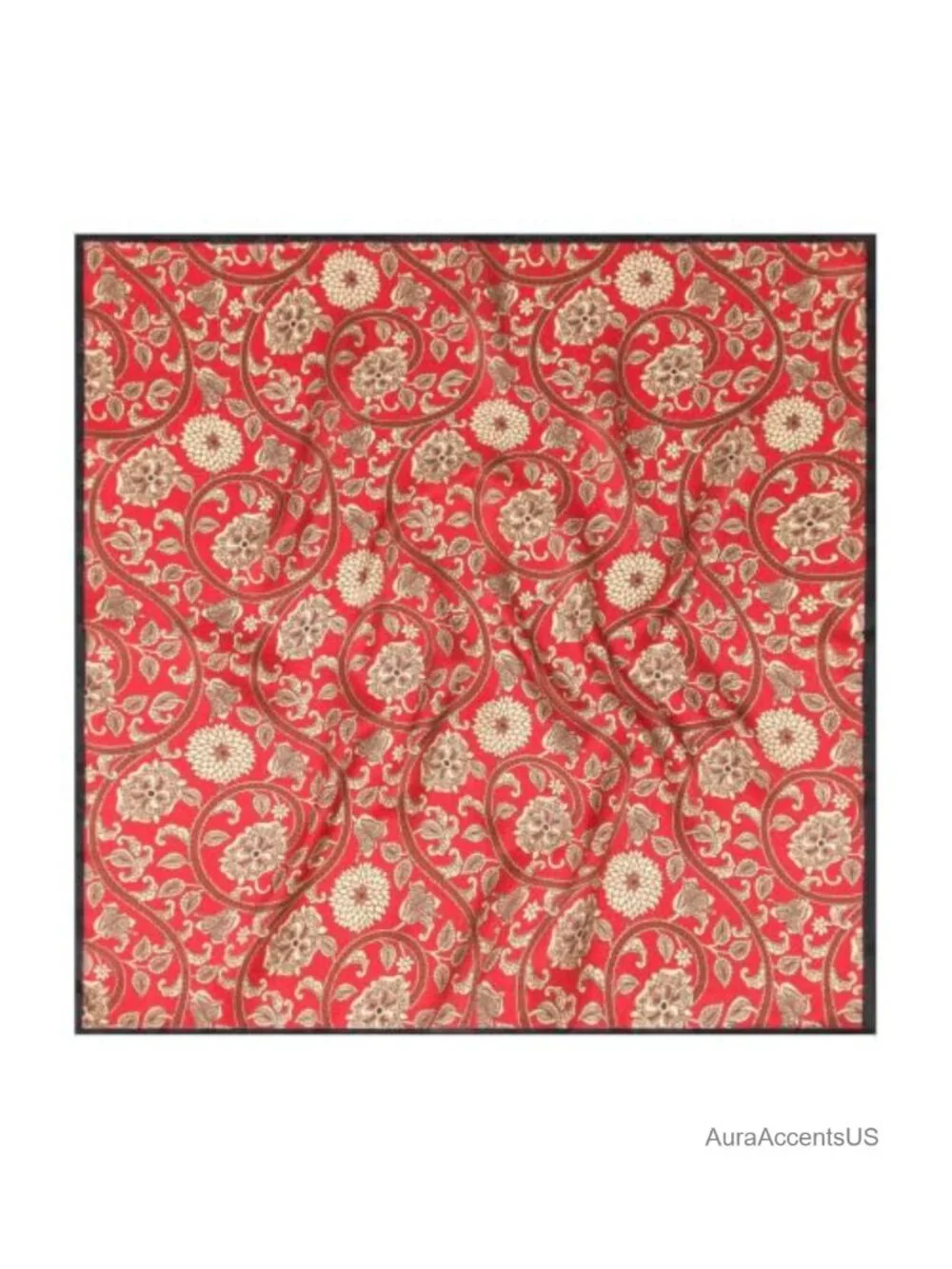 100% Mulberry Silk Square Scarf - Lightweight Neck Scarf Headscarf